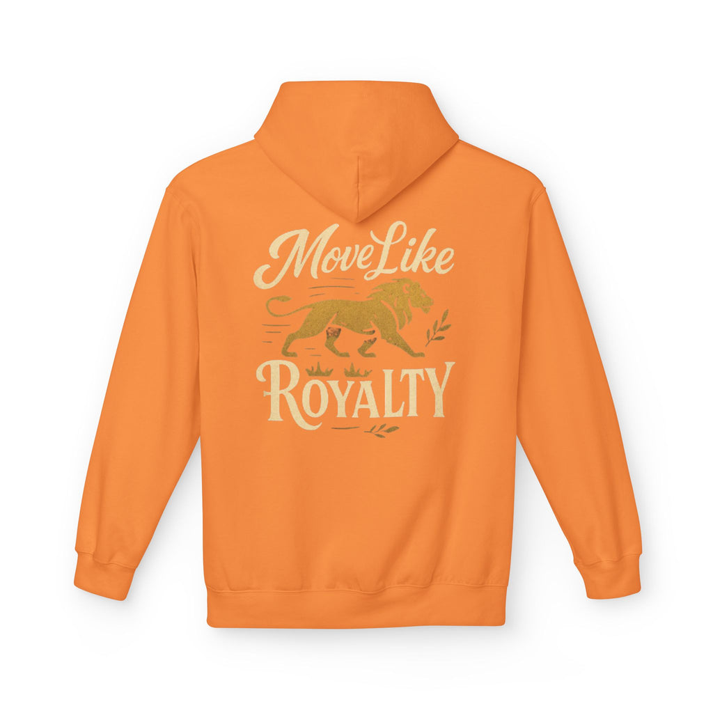 Move Like Royalty Hoodie — CrownRose Lion Graphic Pullover