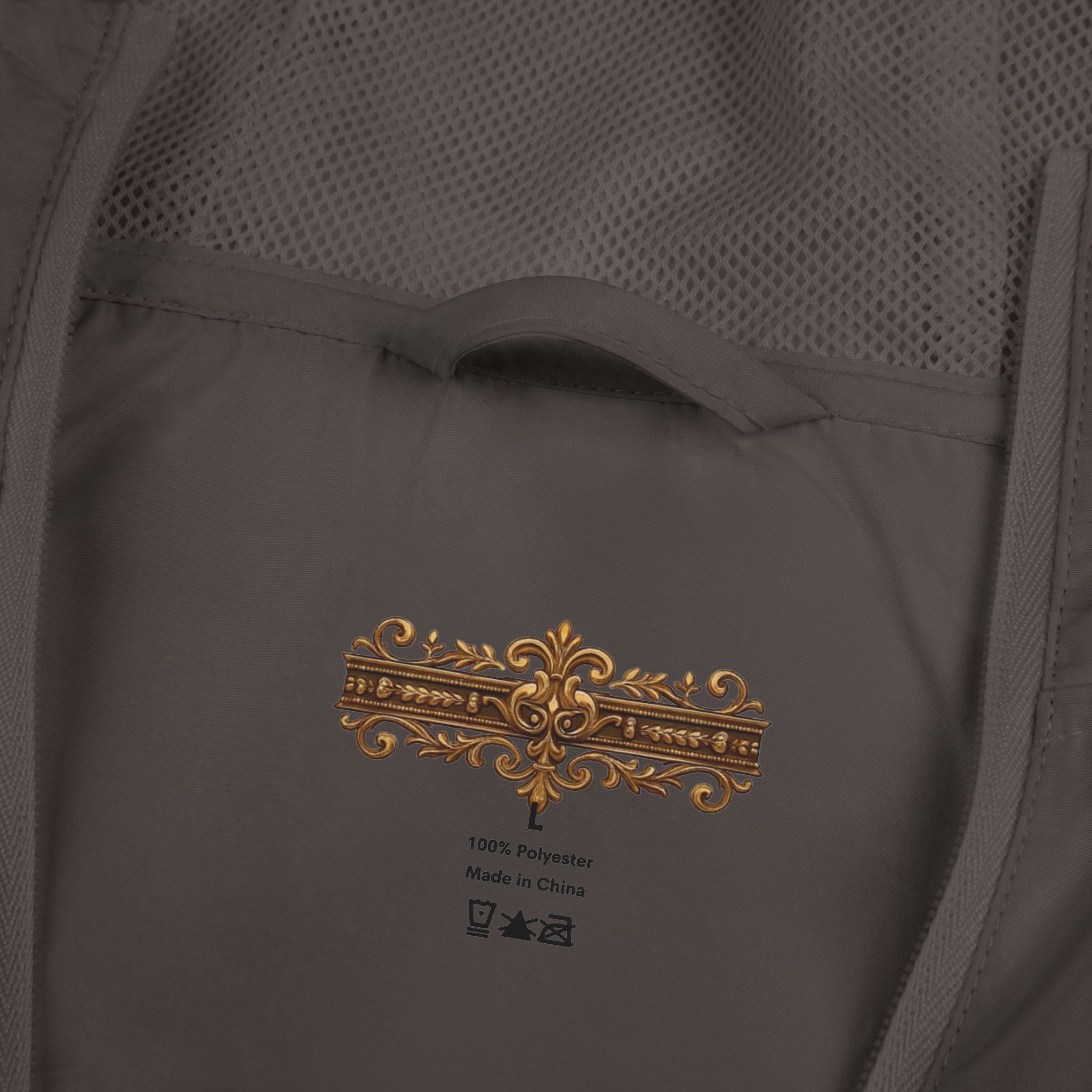 Windbreaker Jacket — "Move Like Royalty" Lion Graphic Lightweight Hooded Windbreaker