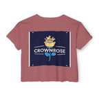 Move Like Royalty Crop Top — Women's Festival Graphic Tee