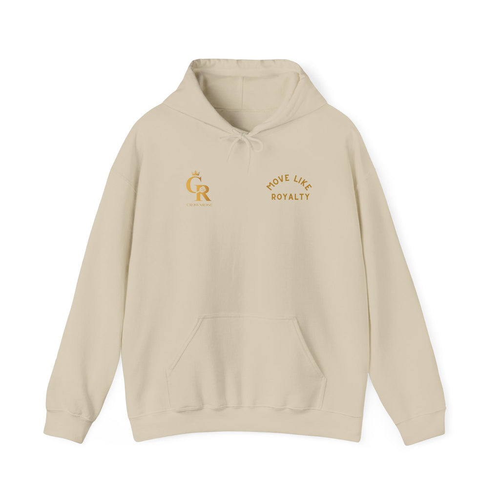 Royalty Rose Hoodie — 'More Like Royalty' Minimal Graphic Hoodie