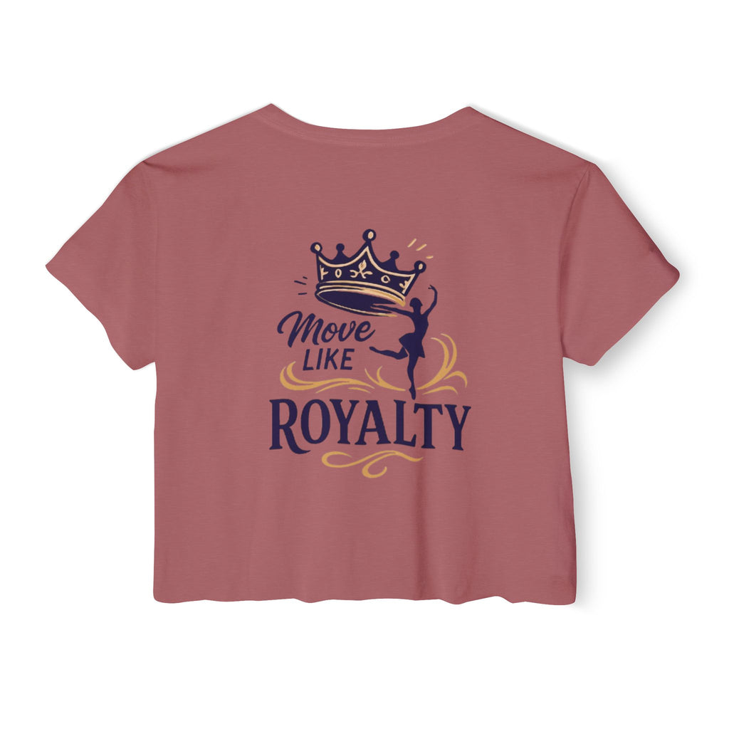 Move Like Royalty Crop Top — Women's Festival Graphic Tee