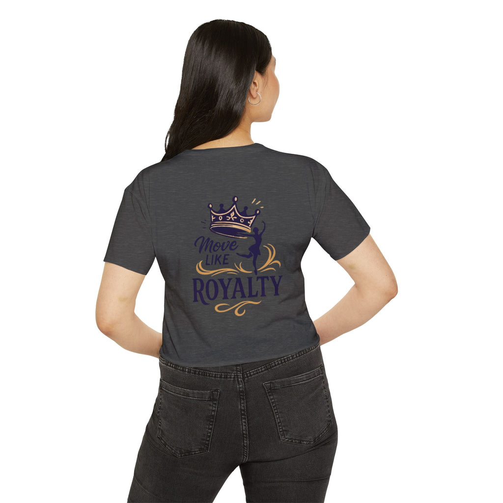 Move Like Royalty Crop Top — Women's Festival Graphic Tee
