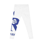 Crown Royalty Women's Leggings — Blue CR Logo Casual Stretch Leggings