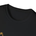 Move Like Royalty T-Shirt — Gold Crown Logo Casual Tee