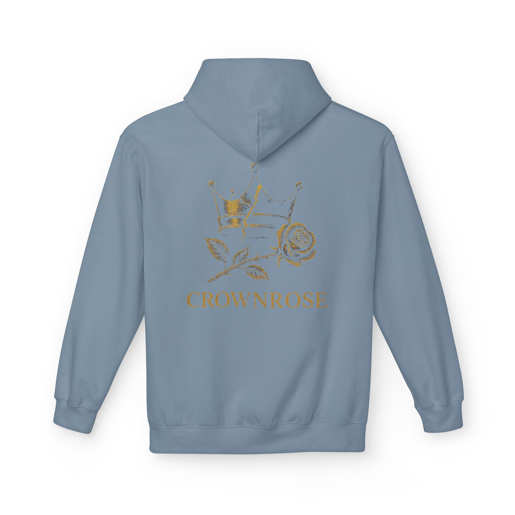 Move Like Royalty Hoodie — CrownRose Lion Graphic Pullover