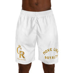 Men's Athletic Shorts — "Move Like Royalty" CrownRose Logo