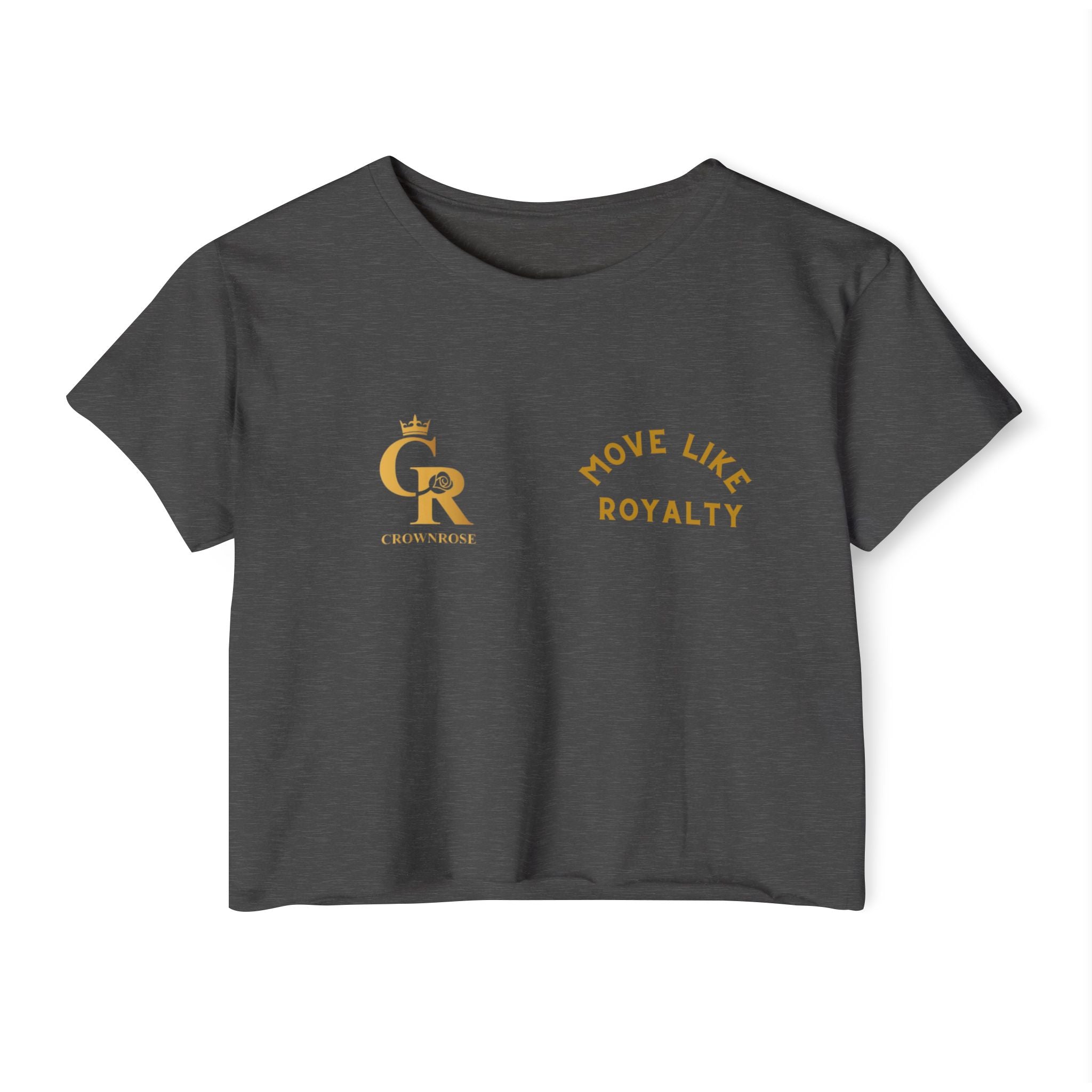 Move Like Royalty Crop Top — Women's Festival Graphic Tee