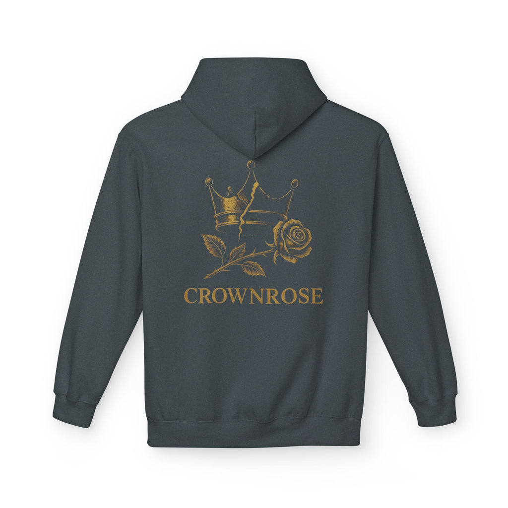 Move Like Royalty Hoodie — CrownRose Lion Graphic Pullover