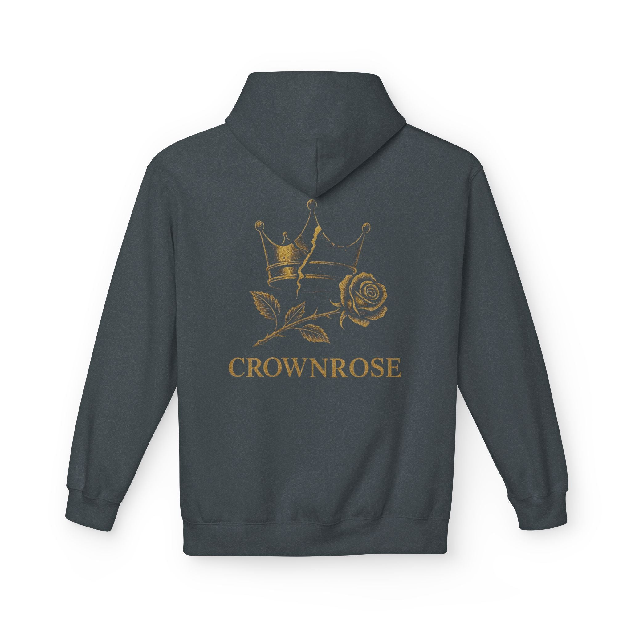 Move Like Royalty Hoodie — CrownRose Lion Graphic Pullover