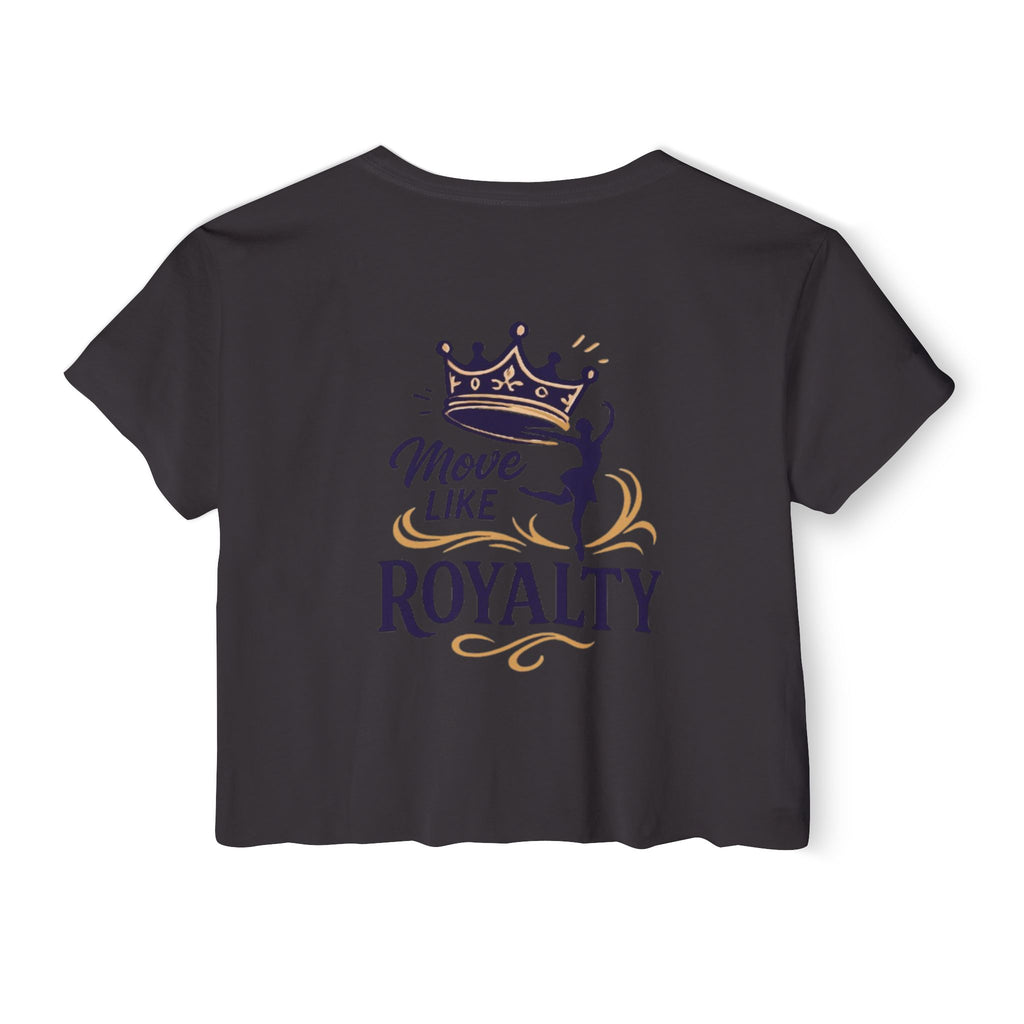 Move Like Royalty Crop Top — Women's Festival Graphic Tee