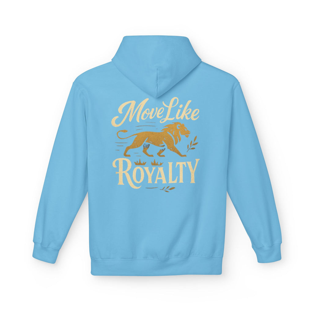 Move Like Royalty Hoodie — CrownRose Lion Graphic Pullover