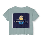 Move Like Royalty Crop Top — Women's Festival Graphic Tee