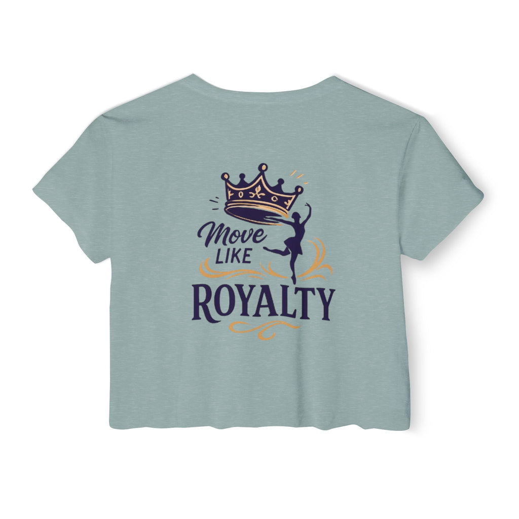 Move Like Royalty Crop Top — Women's Festival Graphic Tee