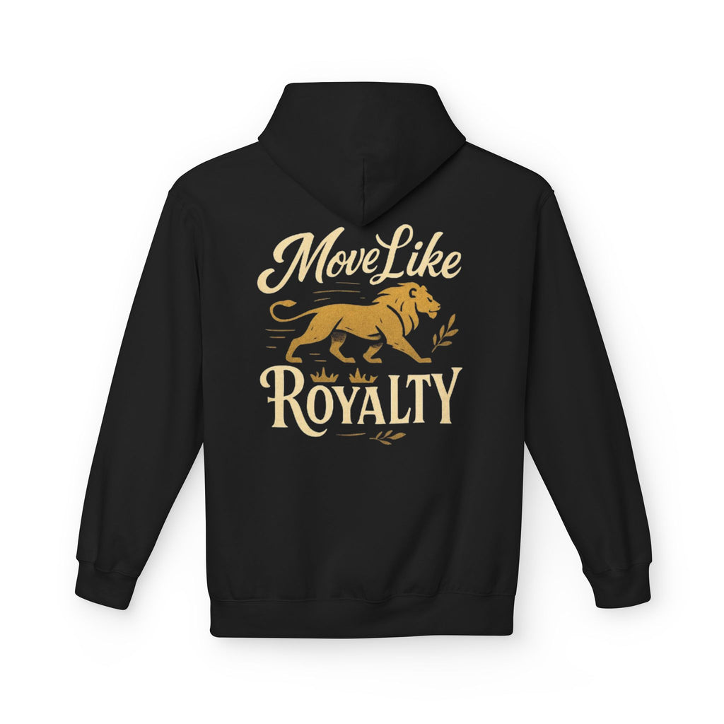Move Like Royalty Hoodie — CrownRose Lion Graphic Pullover