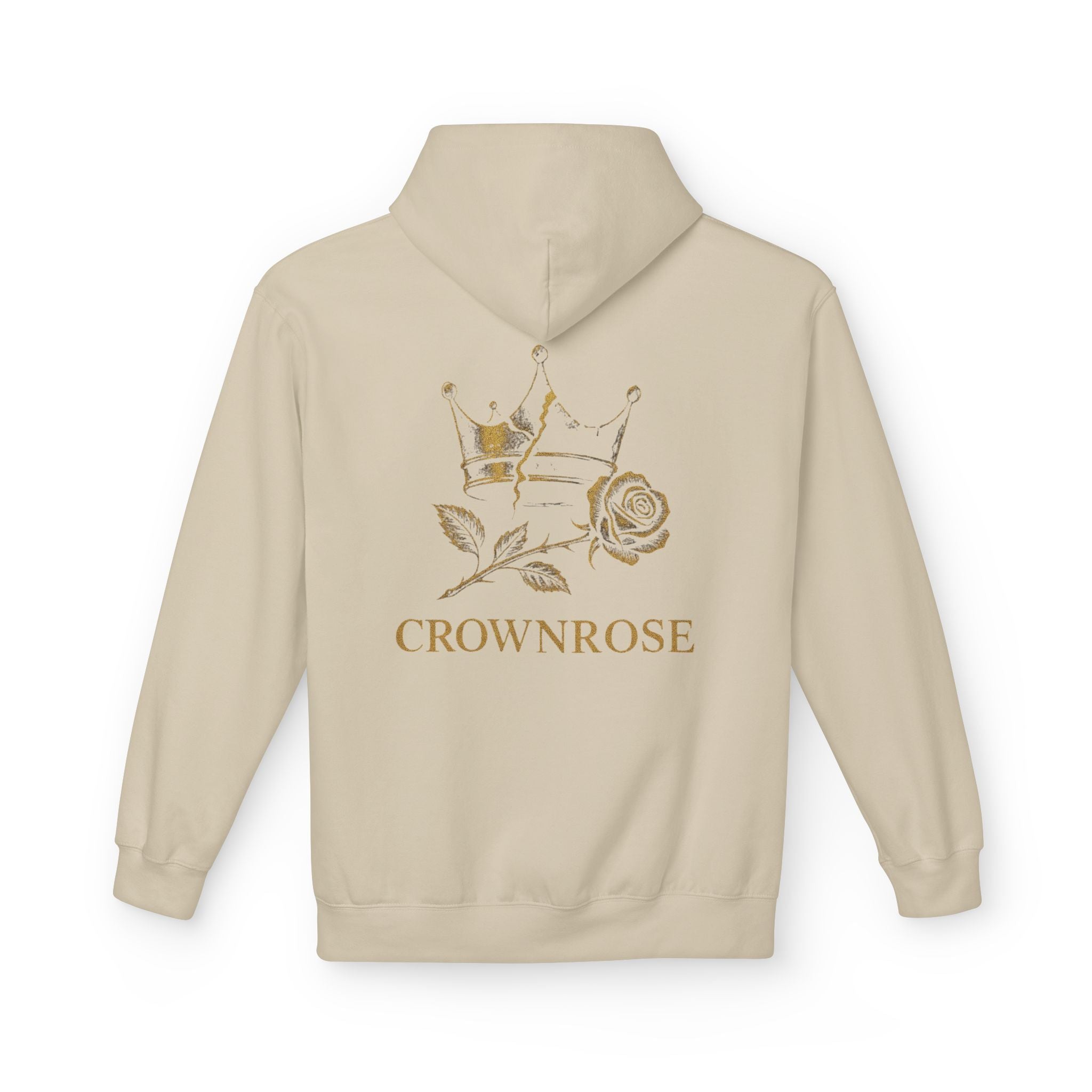Move Like Royalty Hoodie — CrownRose Lion Graphic Pullover