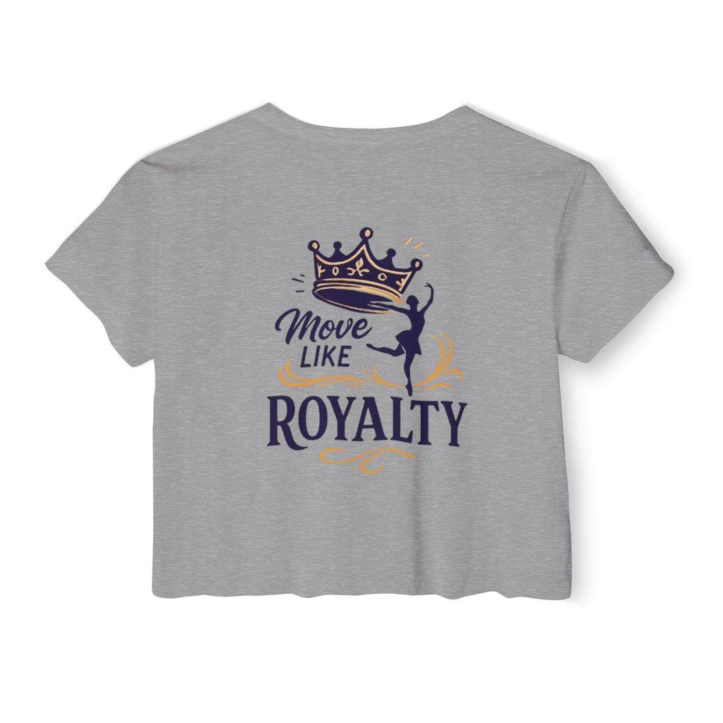 Move Like Royalty Crop Top — Women's Festival Graphic Tee