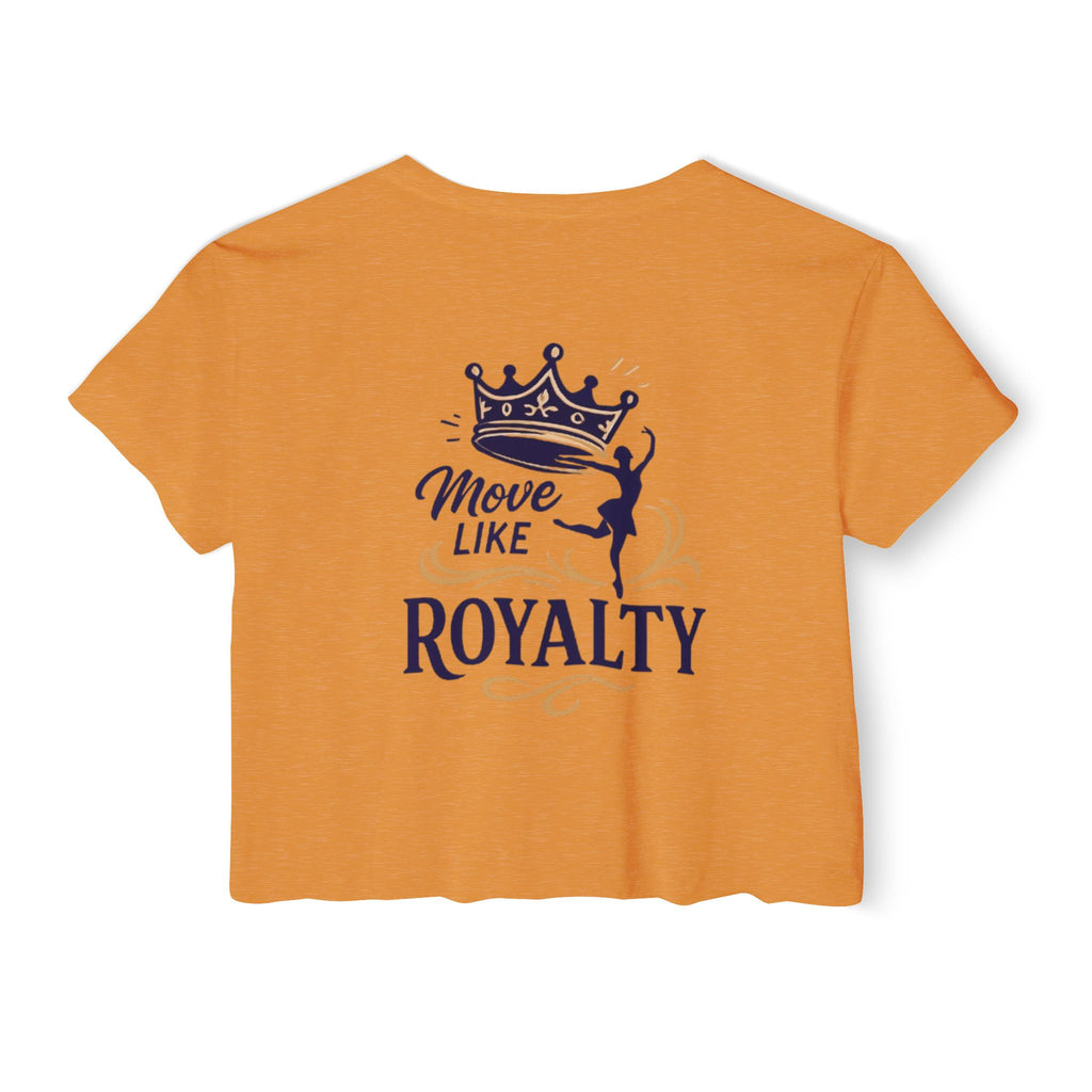 Move Like Royalty Crop Top — Women's Festival Graphic Tee