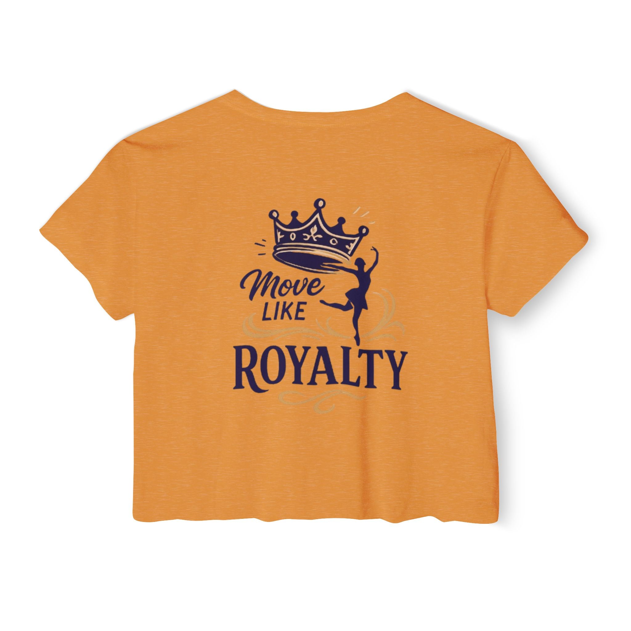 Move Like Royalty Crop Top — Women's Festival Graphic Tee