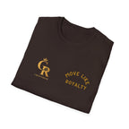 Move Like Royalty T-Shirt — Gold Crown Logo Casual Tee