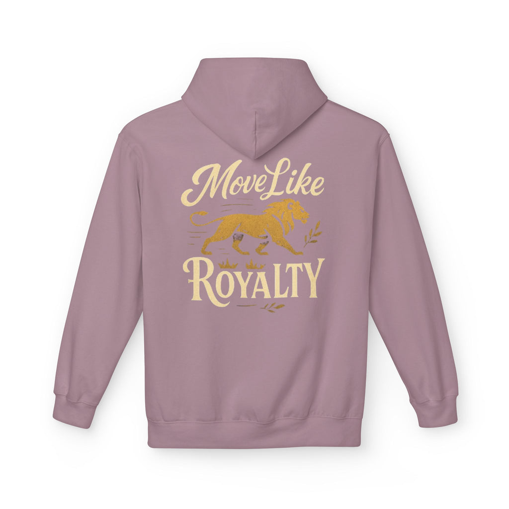 Move Like Royalty Hoodie — CrownRose Lion Graphic Pullover