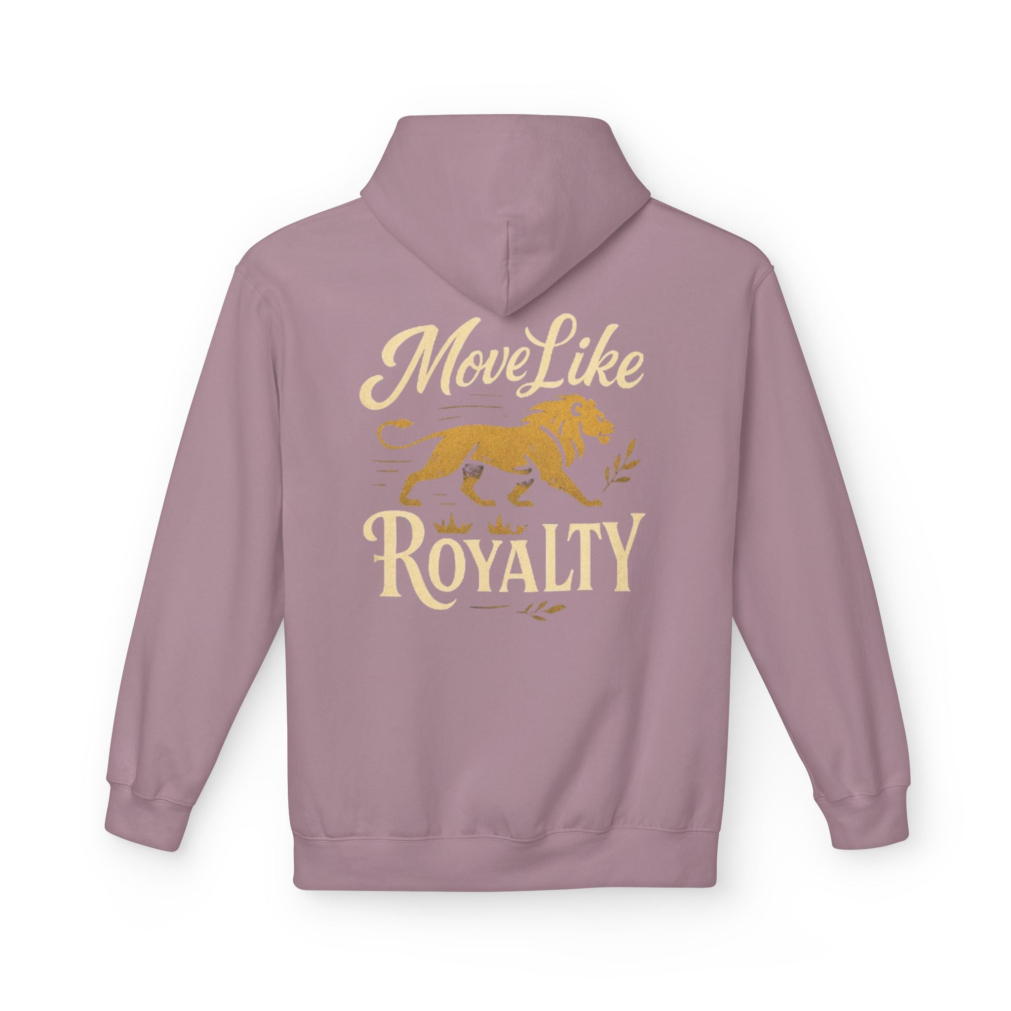 Move Like Royalty Hoodie — CrownRose Lion Graphic Pullover