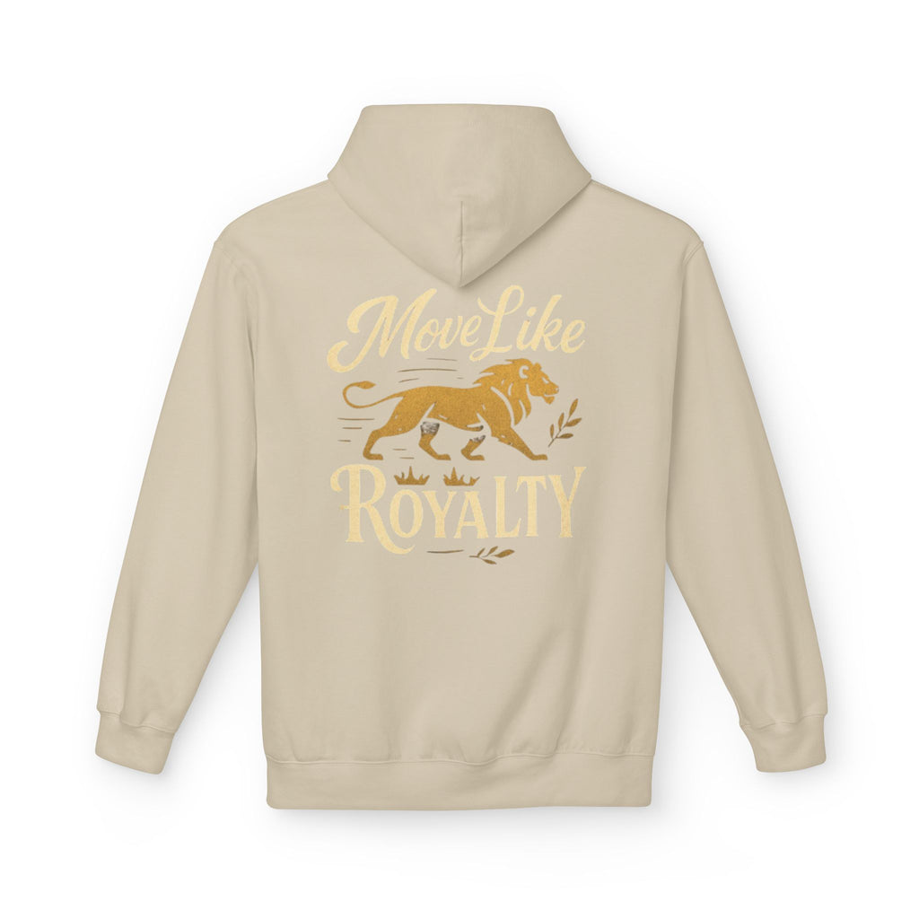 Move Like Royalty Hoodie — CrownRose Lion Graphic Pullover