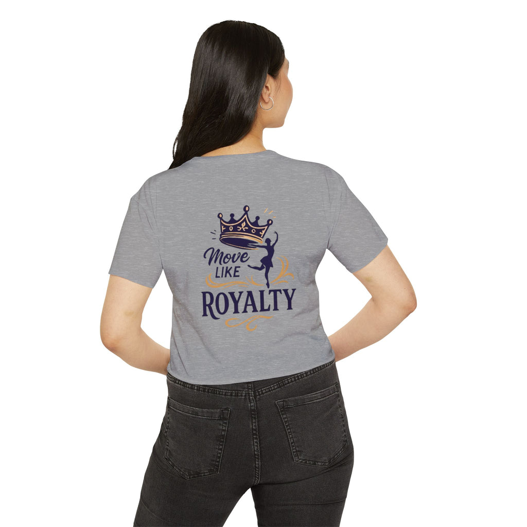 Move Like Royalty Crop Top — Women's Festival Graphic Tee
