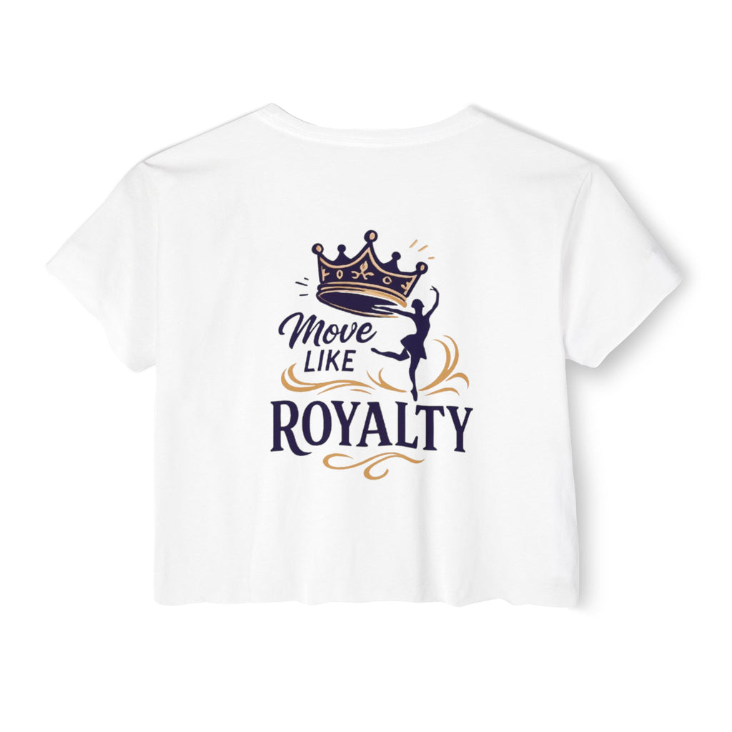 Move Like Royalty Crop Top — Women's Festival Graphic Tee