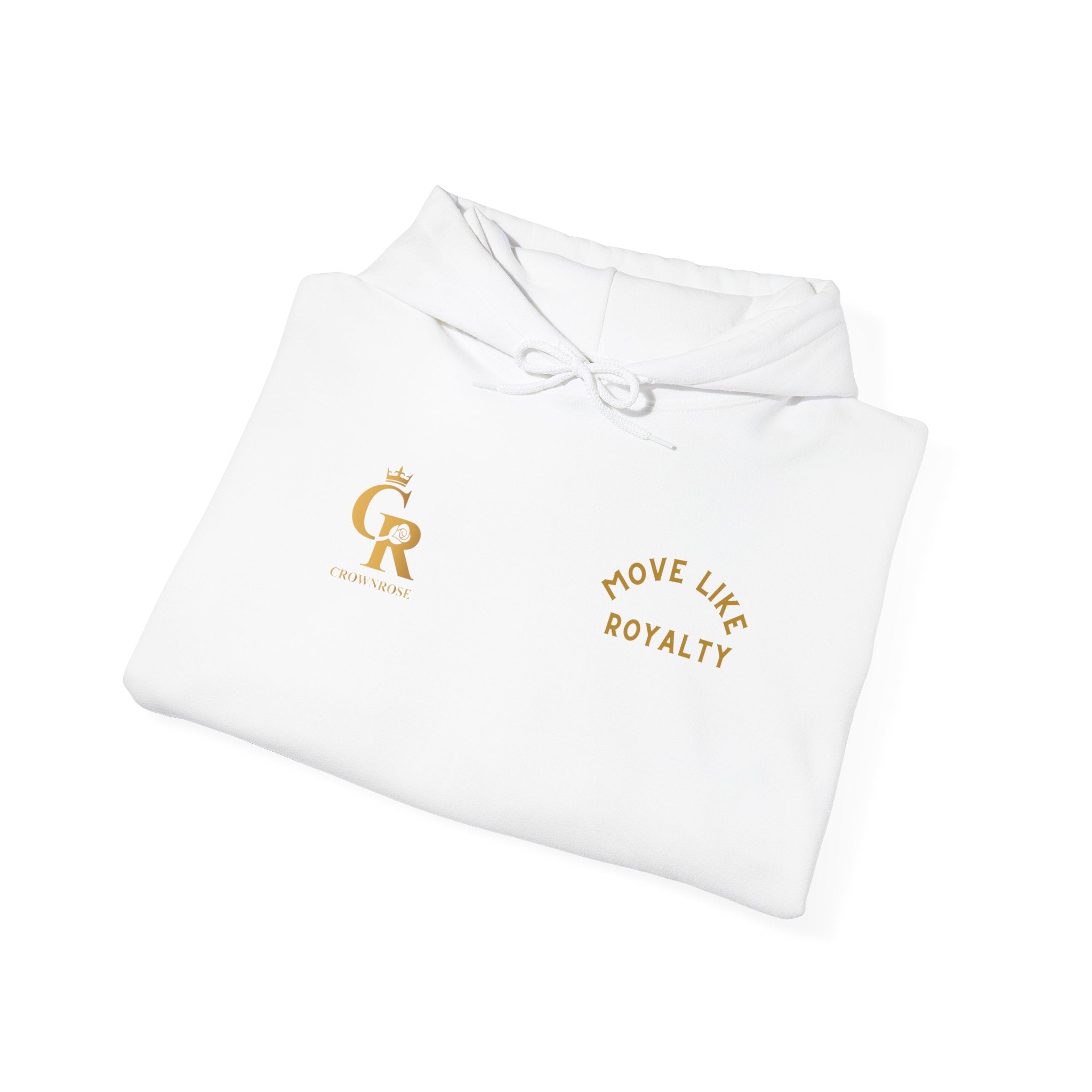 Royalty Rose Hoodie — 'More Like Royalty' Minimal Graphic Hoodie