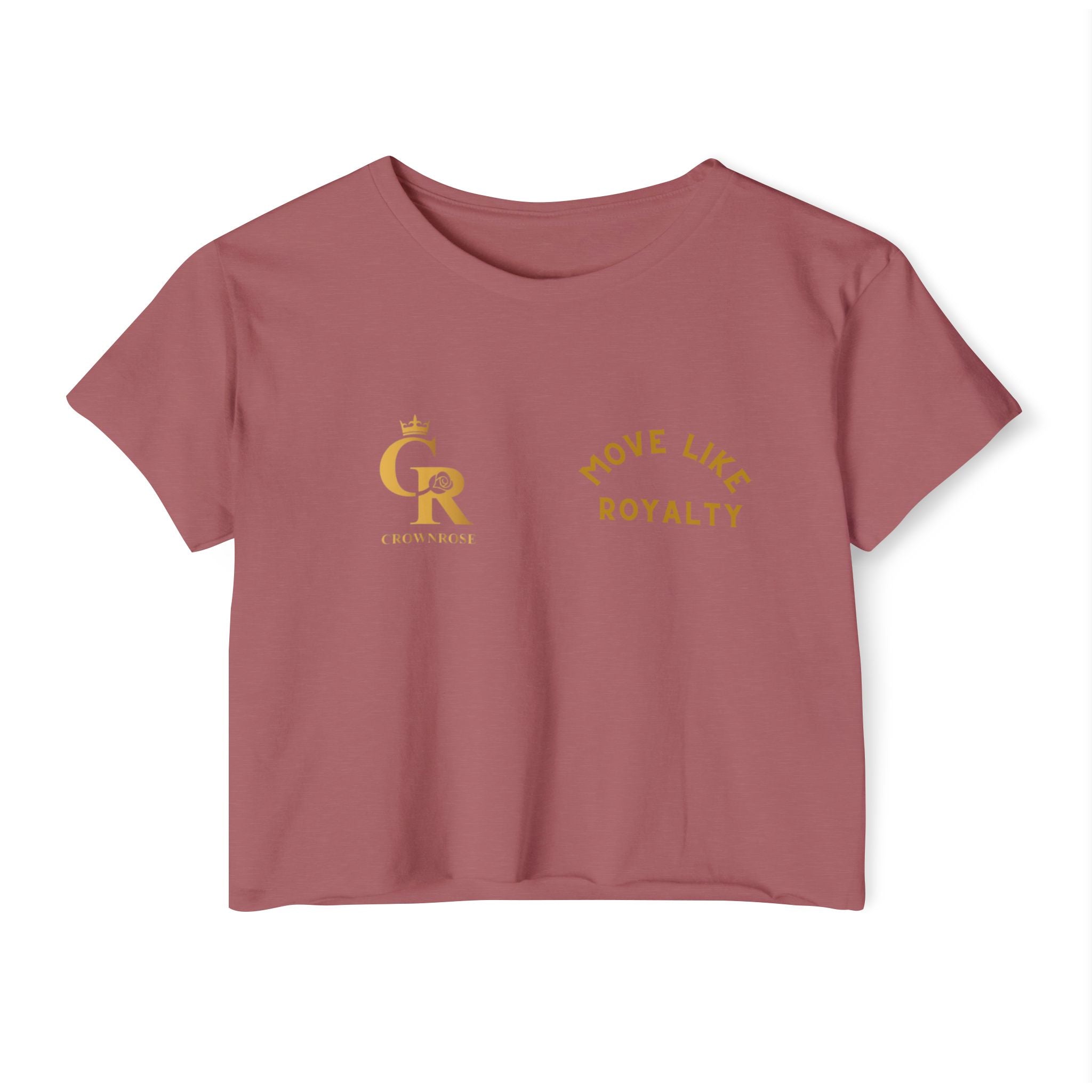 Move Like Royalty Crop Top — Women's Festival Graphic Tee