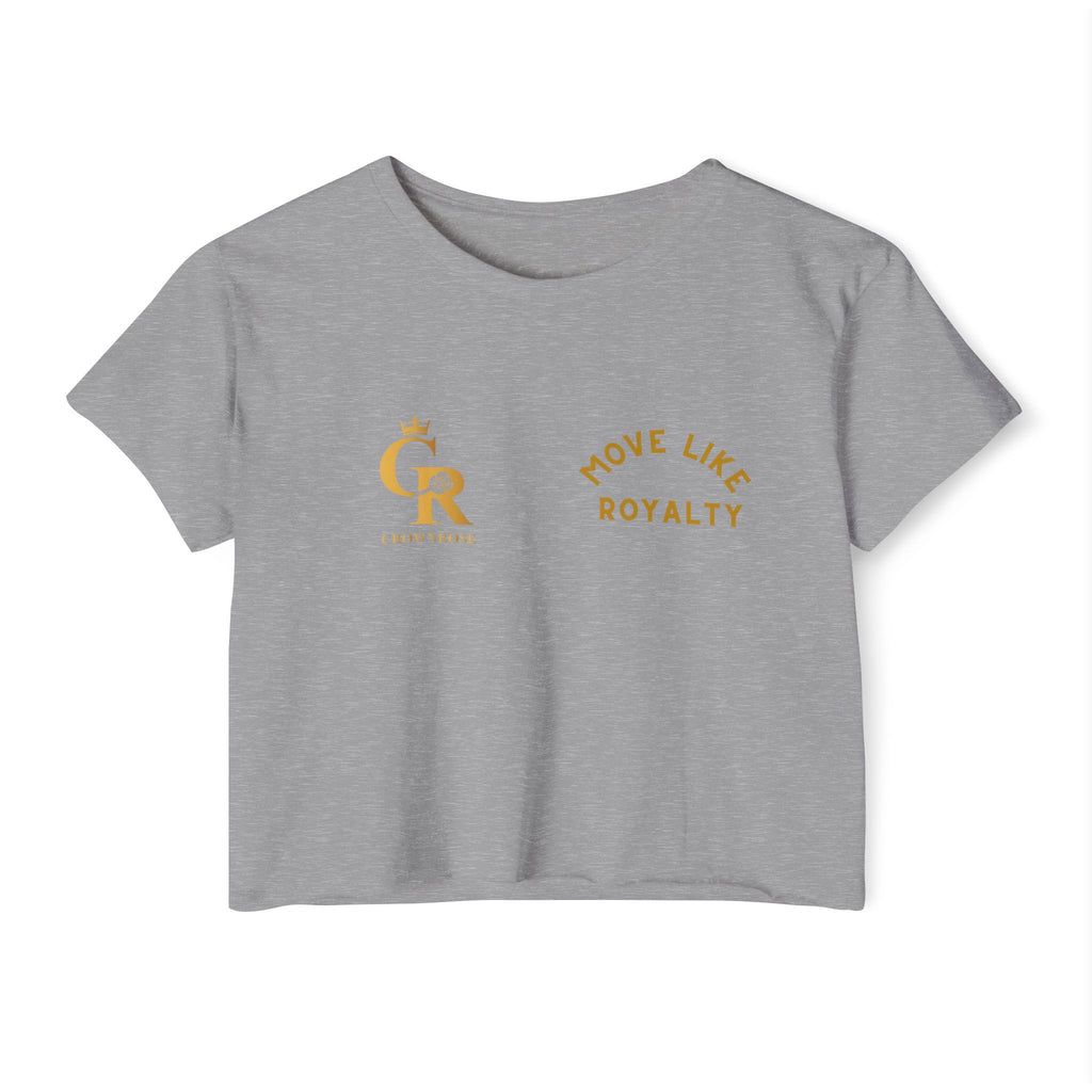 Move Like Royalty Crop Top — Women's Festival Graphic Tee