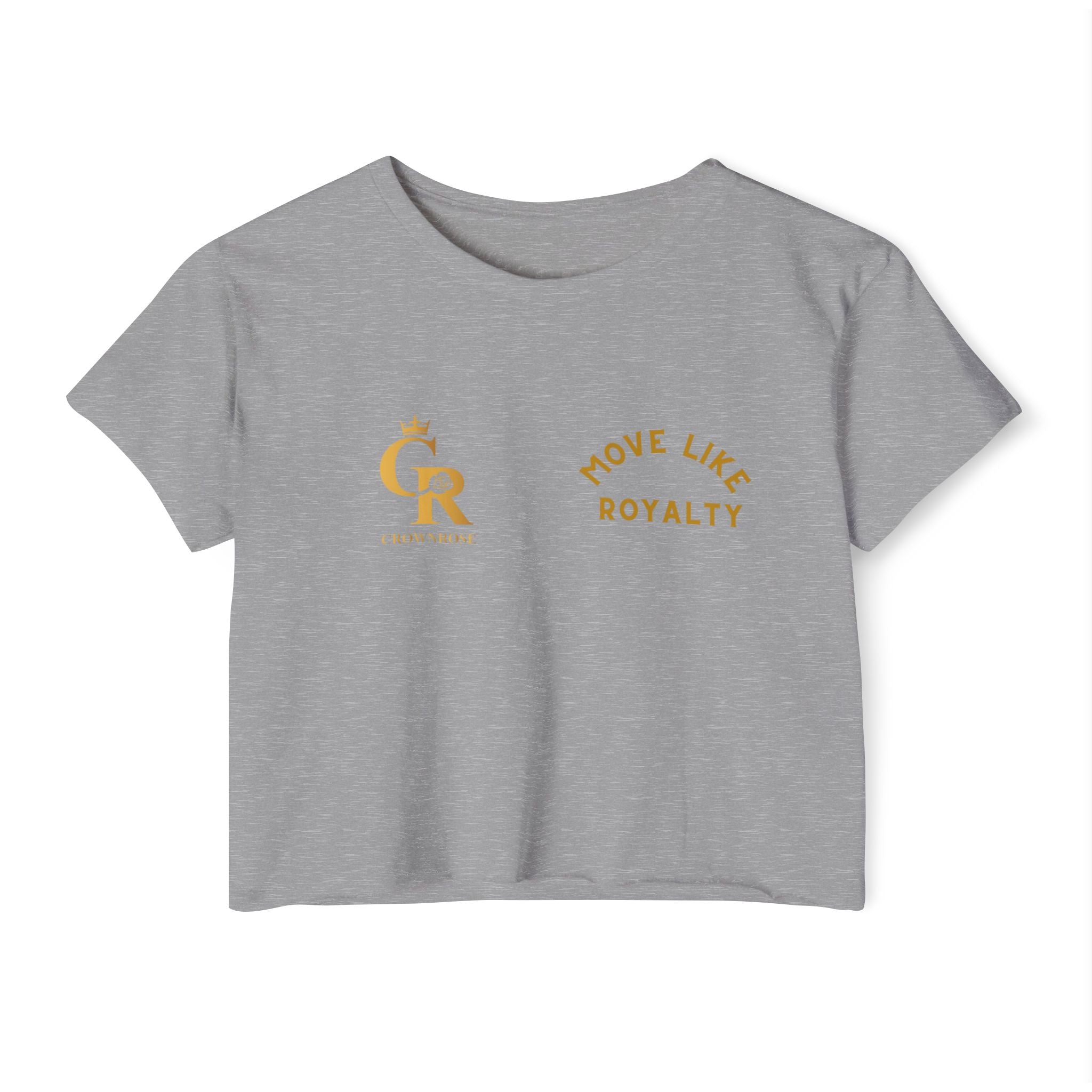 Move Like Royalty Crop Top — Women's Festival Graphic Tee