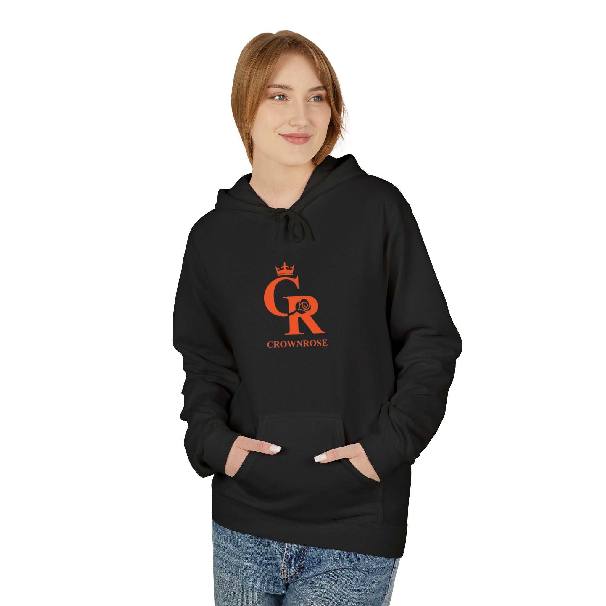 Move Like Royalty Hoodie — CrownRose Lion Graphic Pullover