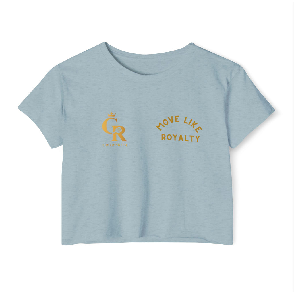 Move Like Royalty Crop Top — Women's Festival Graphic Tee