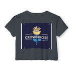 Move Like Royalty Crop Top — Women's Festival Graphic Tee