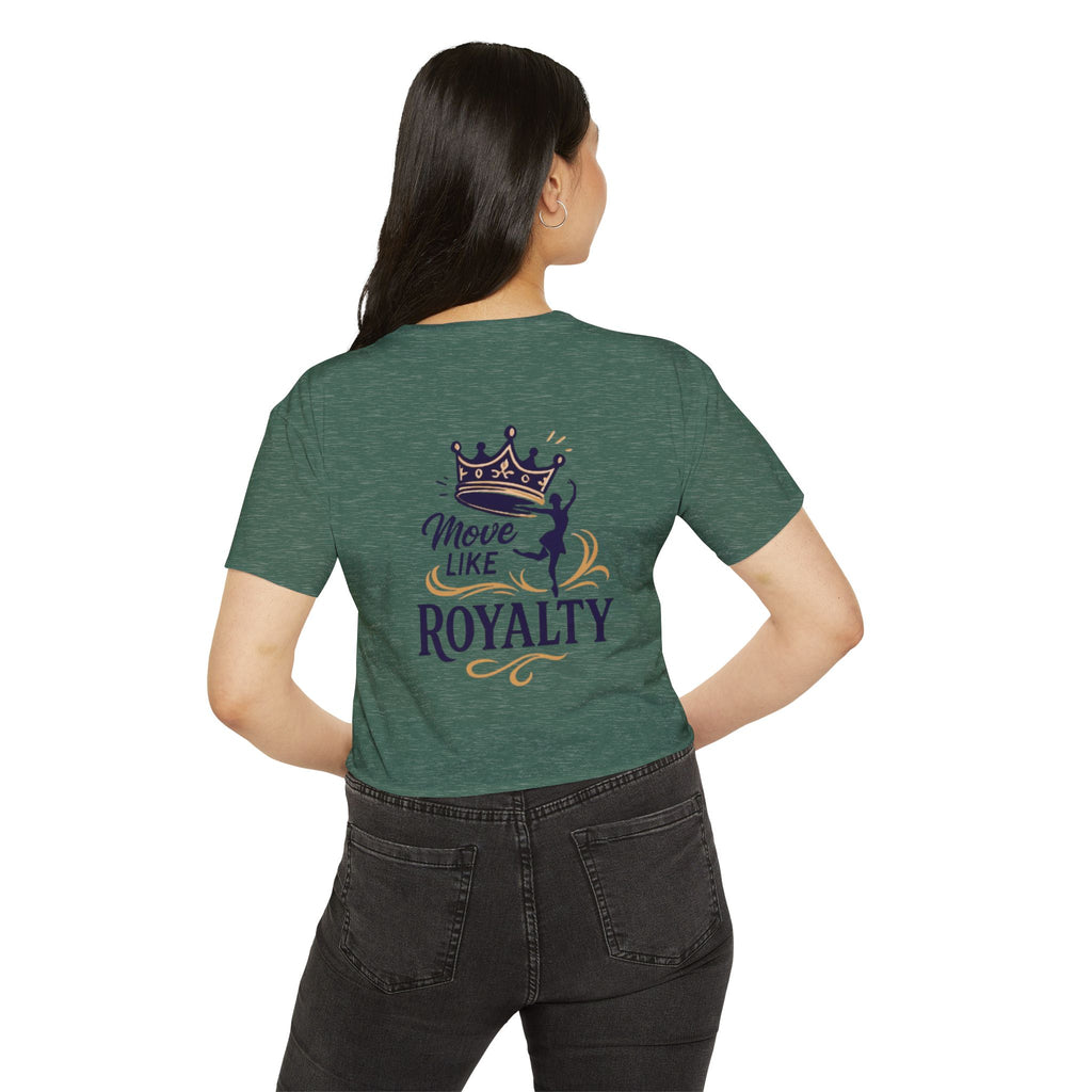 Move Like Royalty Crop Top — Women's Festival Graphic Tee