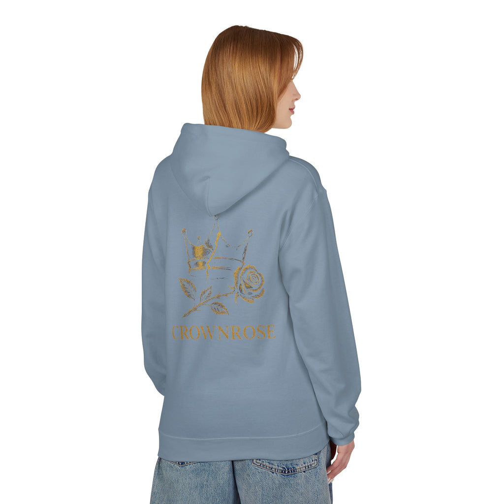 Move Like Royalty Hoodie — CrownRose Lion Graphic Pullover