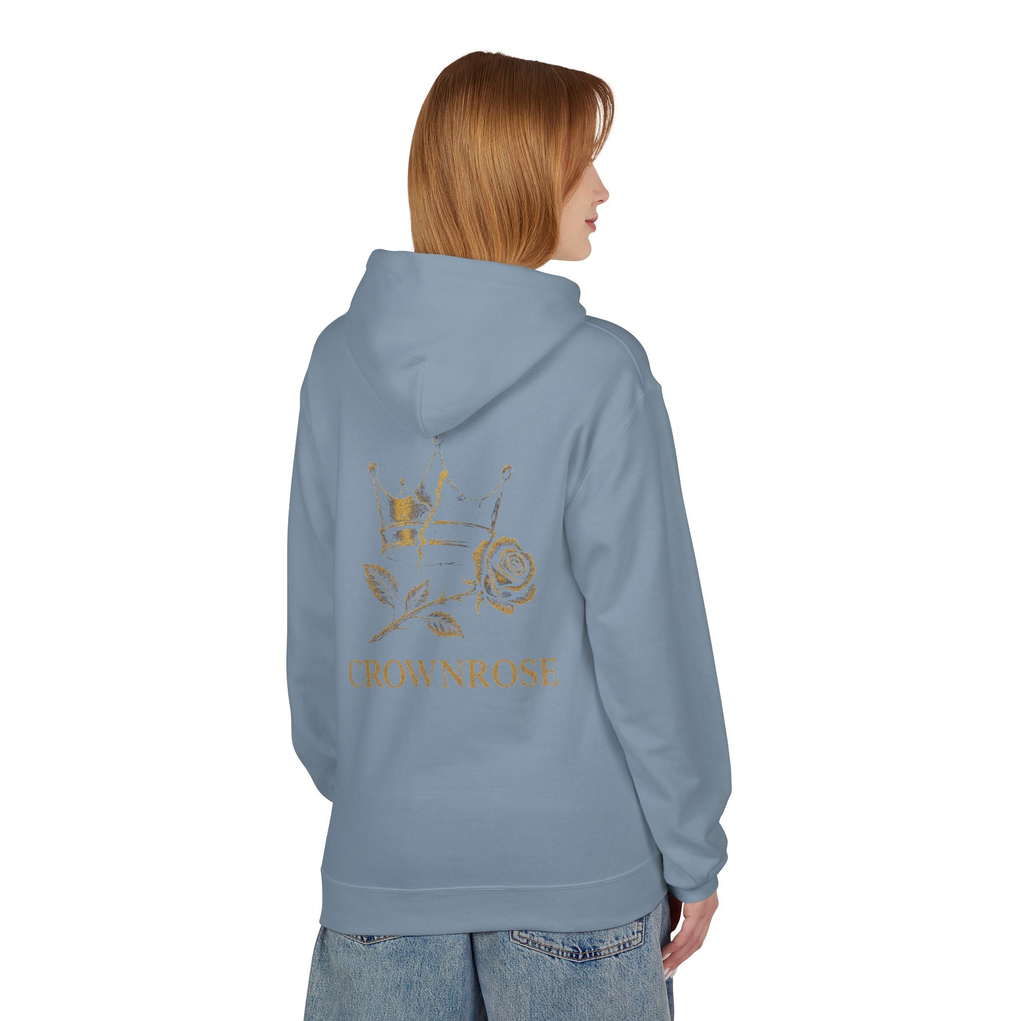 Move Like Royalty Hoodie — CrownRose Lion Graphic Pullover