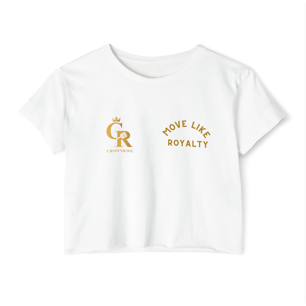 Move Like Royalty Crop Top — Women's Festival Graphic Tee