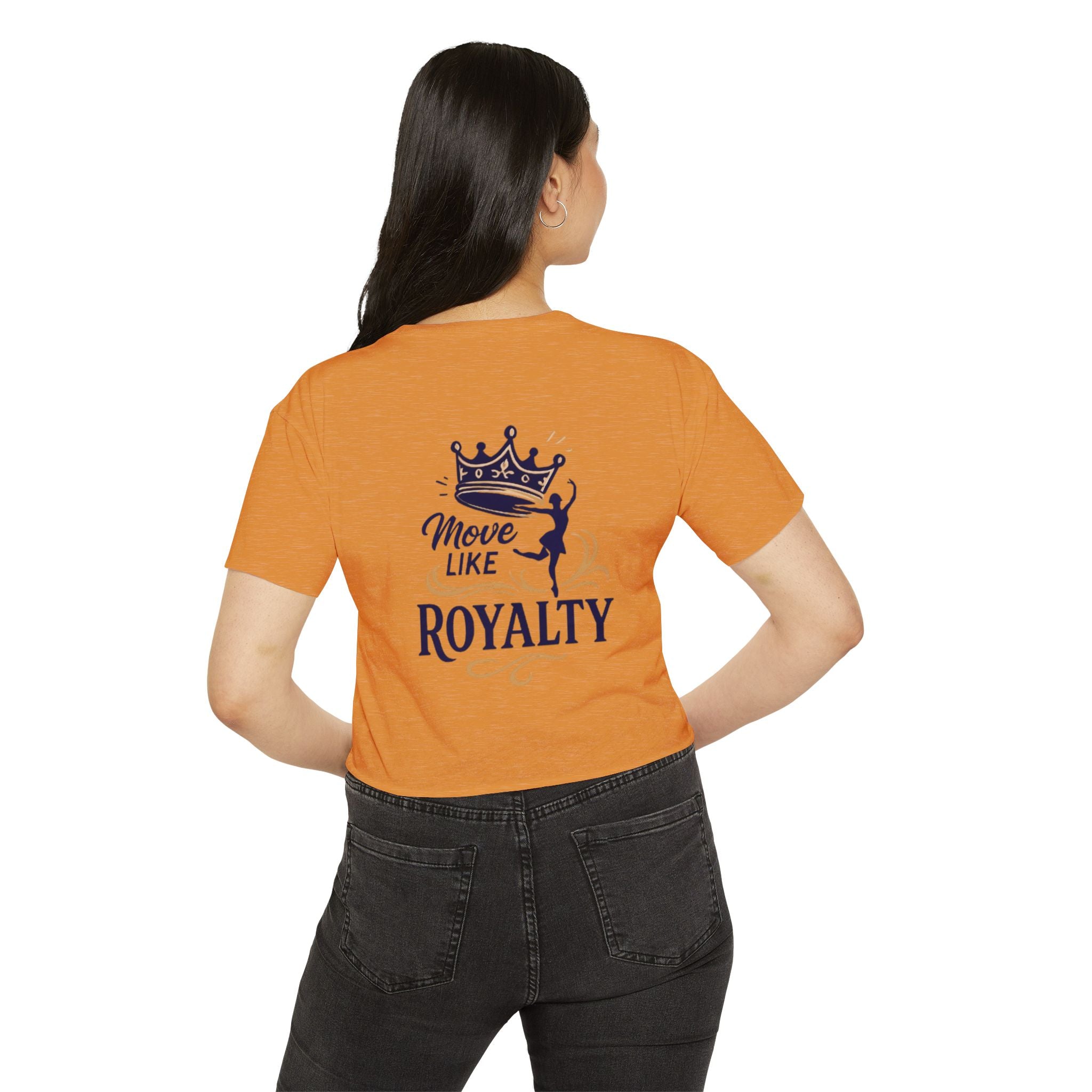 Move Like Royalty Crop Top — Women's Festival Graphic Tee