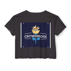 Move Like Royalty Crop Top — Women's Festival Graphic Tee