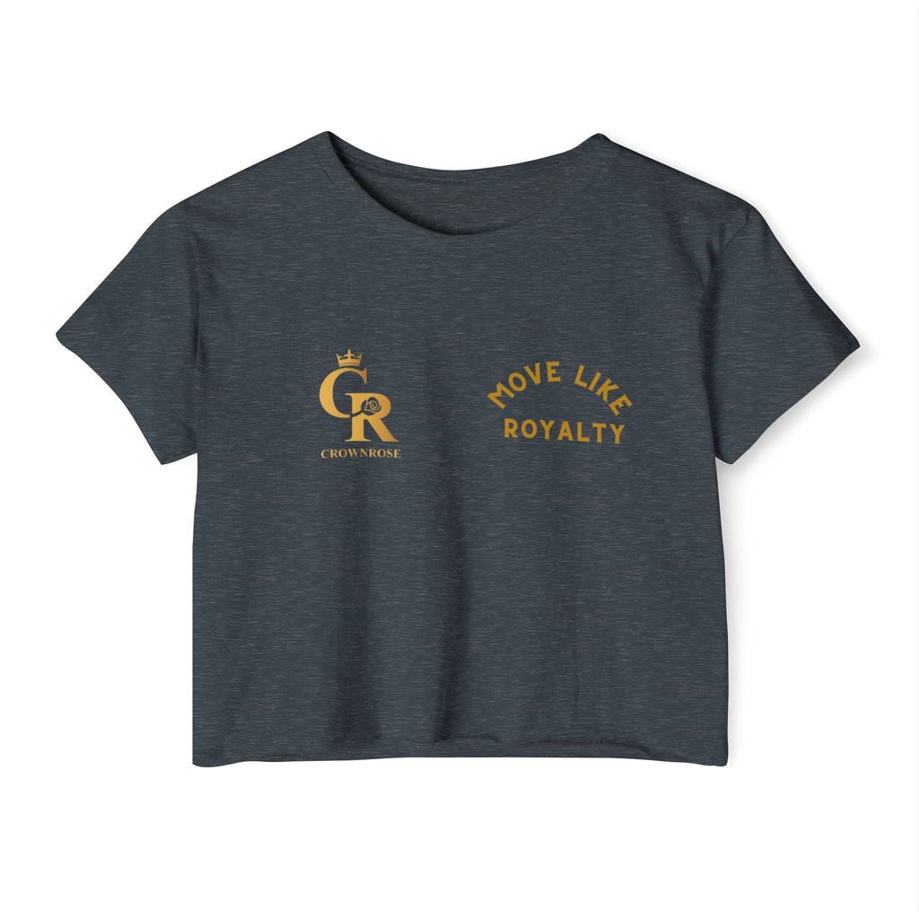 Move Like Royalty Crop Top — Women's Festival Graphic Tee
