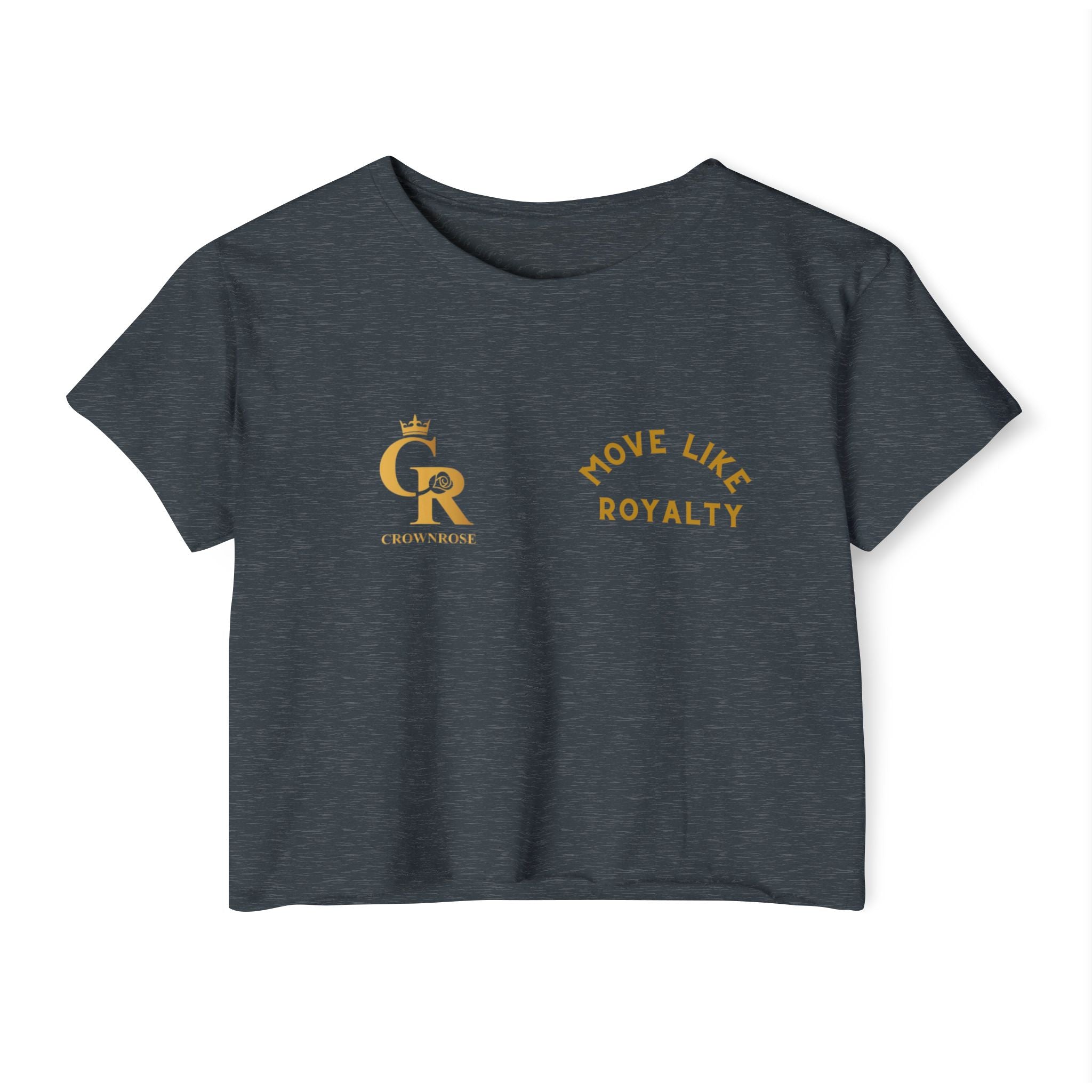 Move Like Royalty Crop Top — Women's Festival Graphic Tee