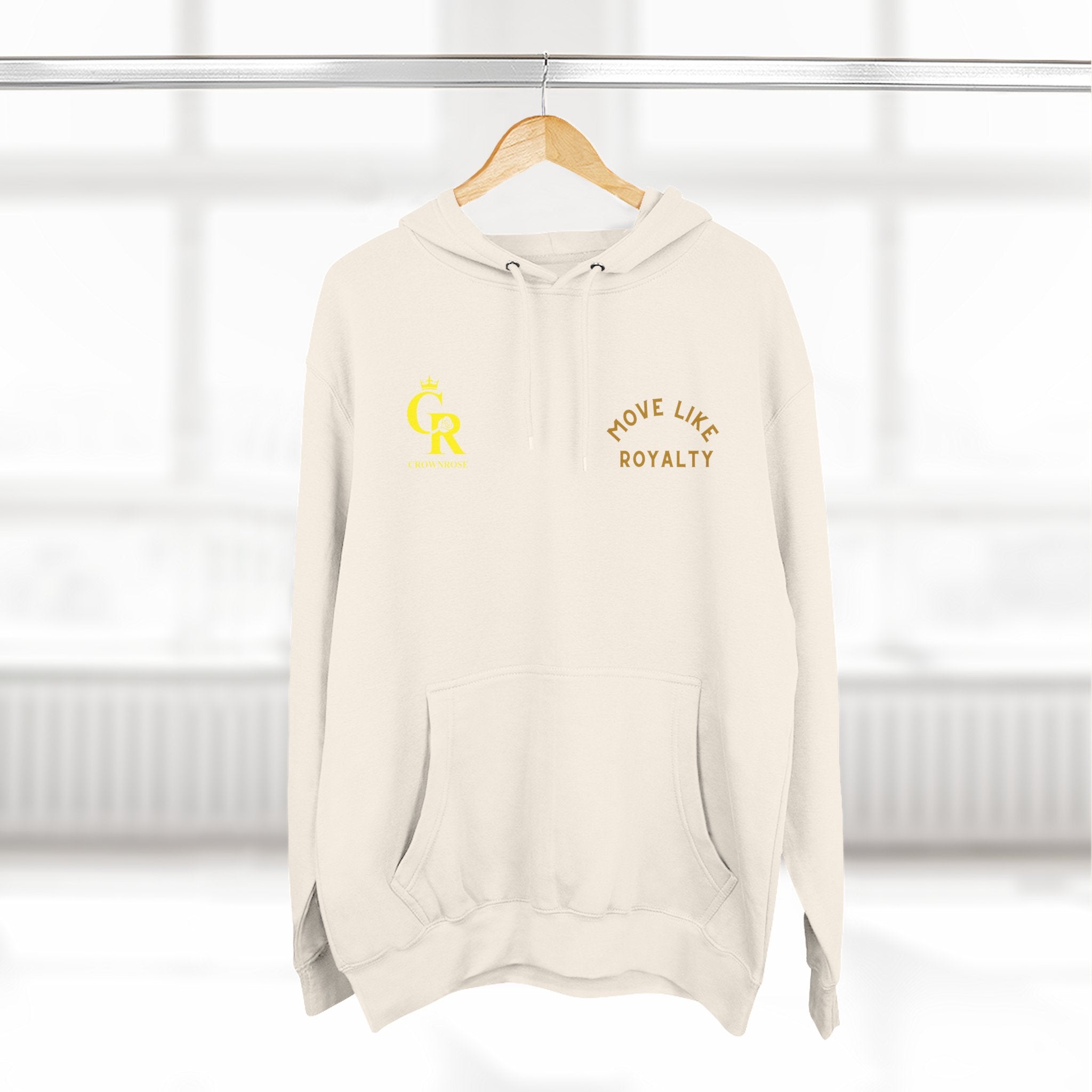 Three-Panel Fleece Hoodie