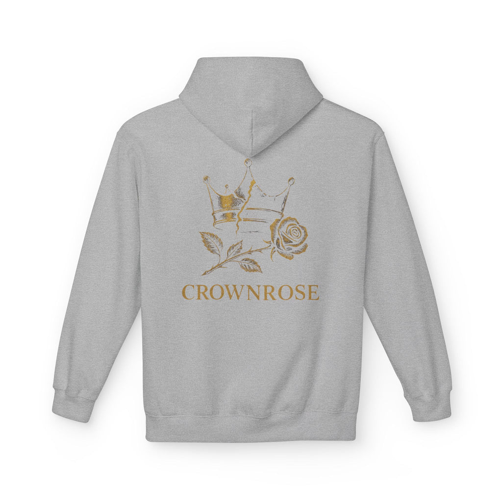 Move Like Royalty Hoodie — CrownRose Lion Graphic Pullover