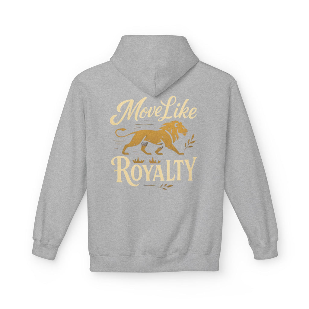 Move Like Royalty Hoodie — CrownRose Lion Graphic Pullover