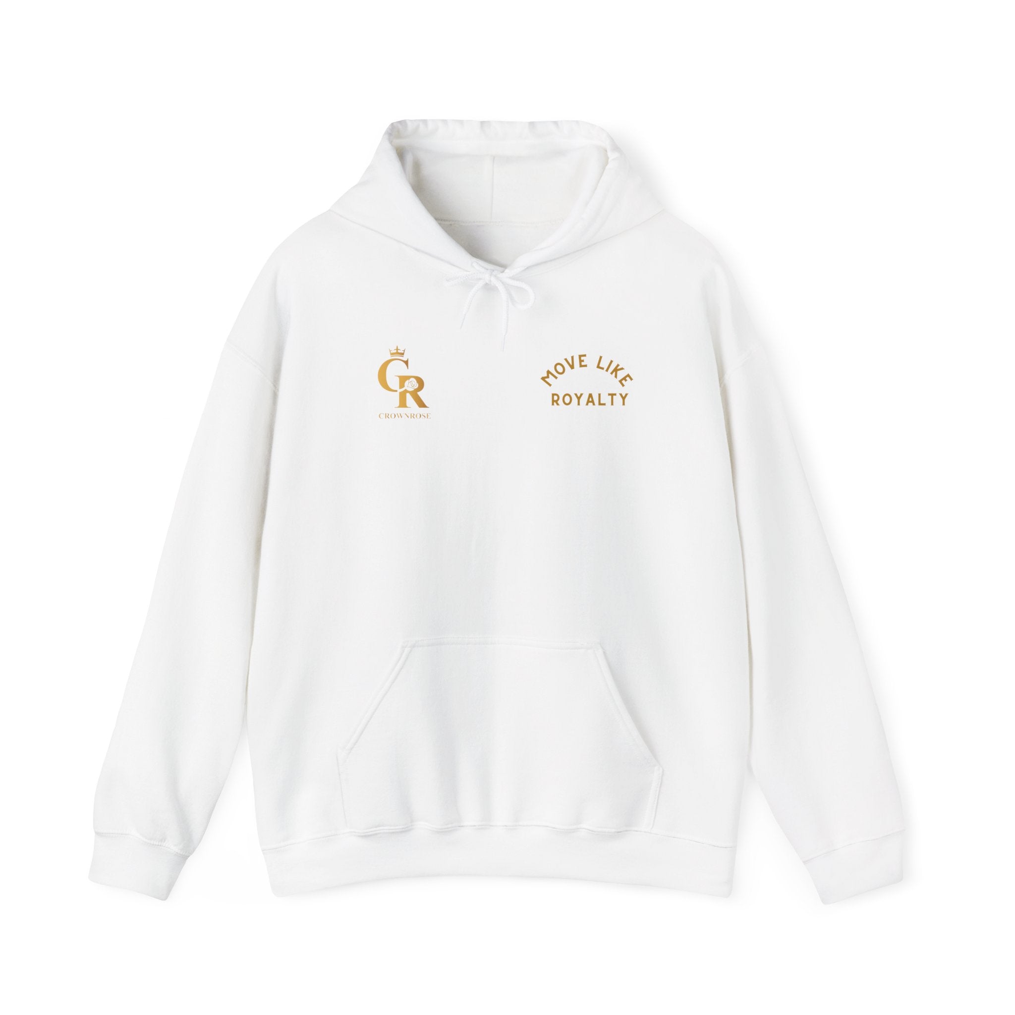 Royalty Rose Hoodie — 'More Like Royalty' Minimal Graphic Hoodie