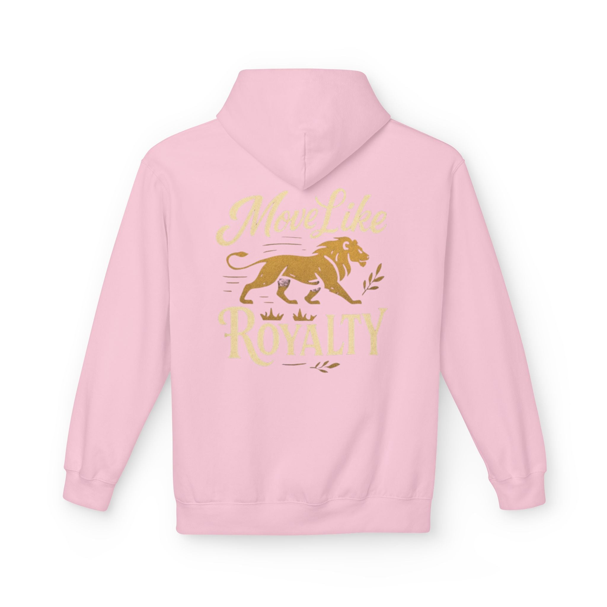 Move Like Royalty Hoodie — CrownRose Lion Graphic Pullover