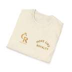 Move Like Royalty T-Shirt — Gold Crown Logo Casual Tee