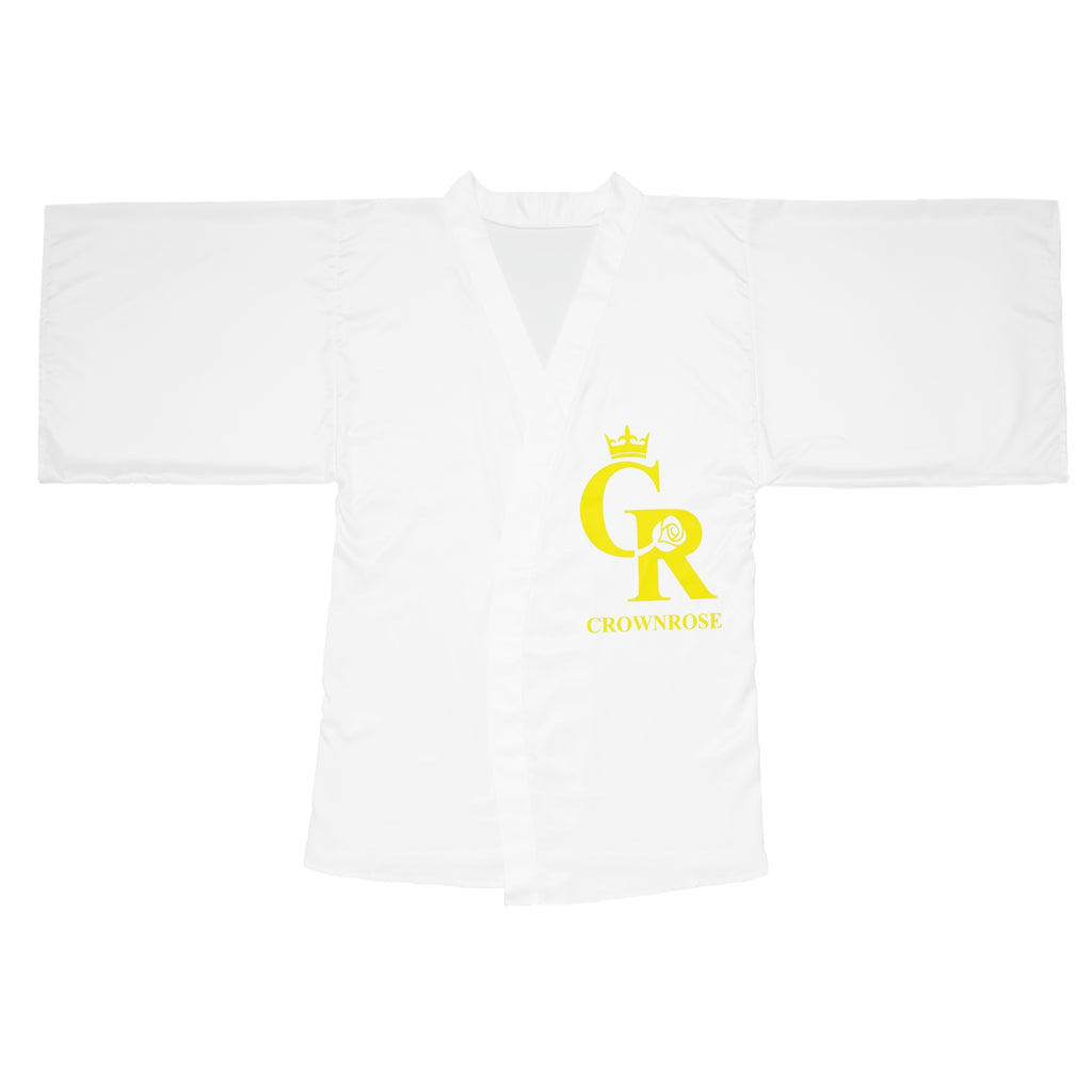 Move Like Royalty Long Sleeve Kimono Robe — CrownRose Gold Lion Design